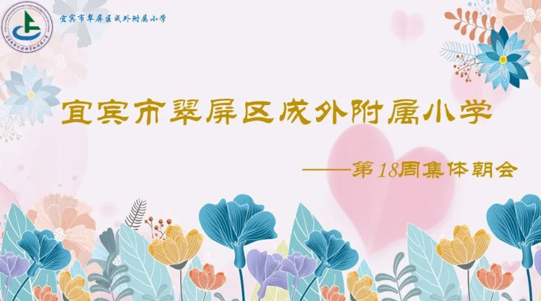 宜宾成外附小20230605第十八周集体朝会